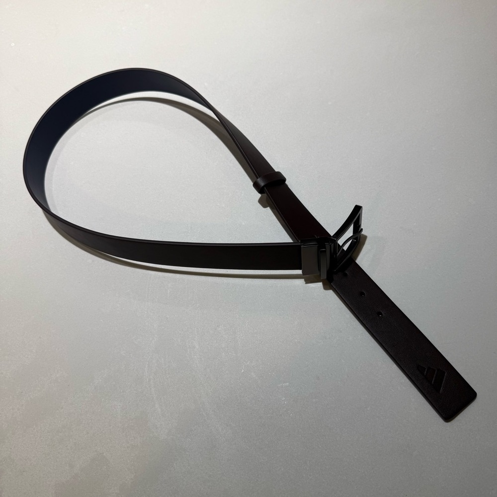Adidas Brown and blue reversible Leather Men's Belt